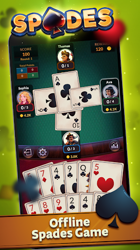 Spades - Offline Card Games ????