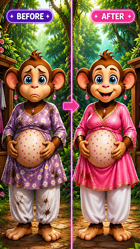 Monkey Mom Baby Shower Party الحاسوب