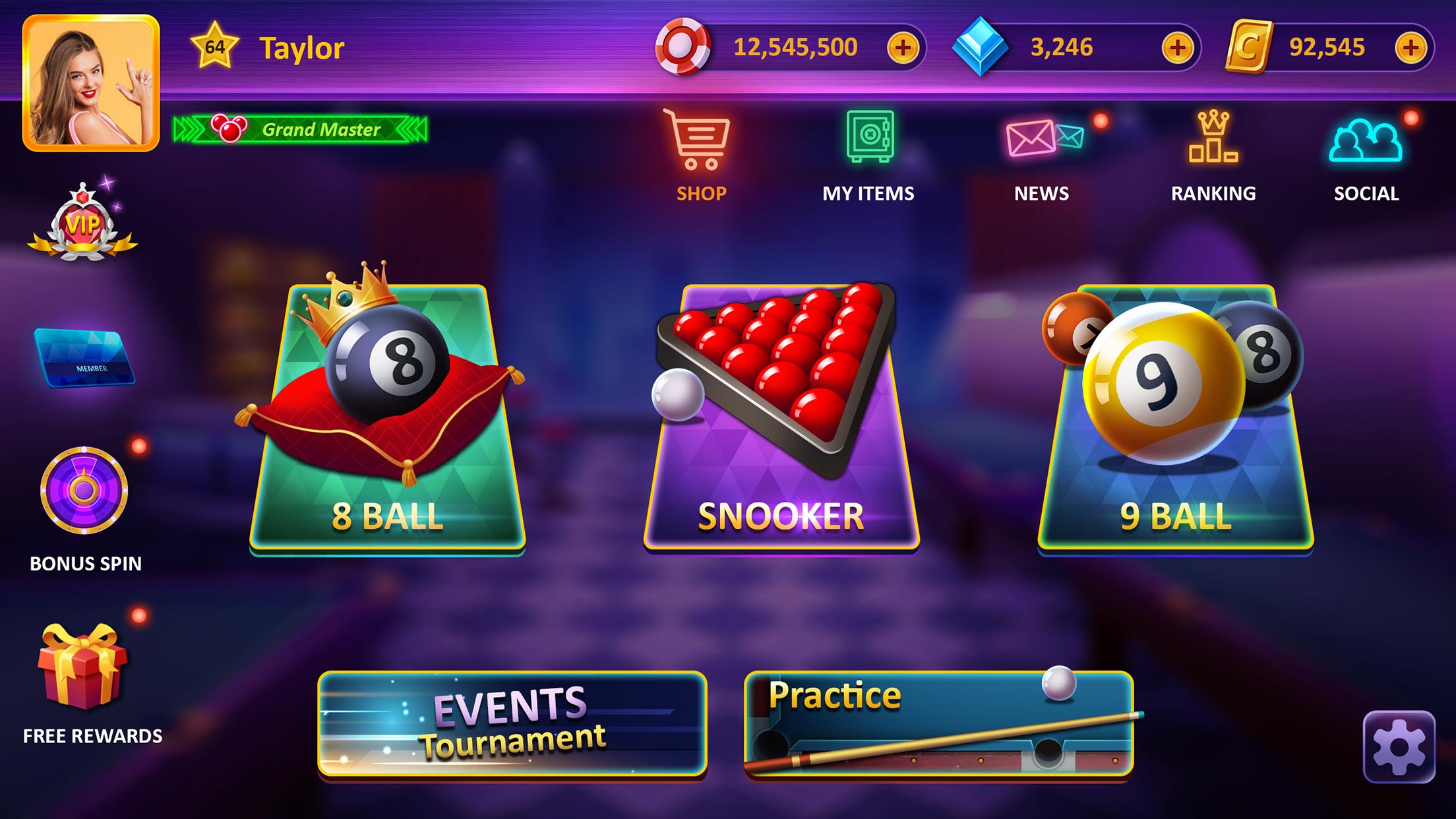 Download 8 Ball Billiards Offline Pool android on PC