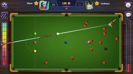 Sir Snooker: bida 8, 9 bóng