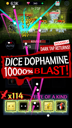Dark Tap Dice