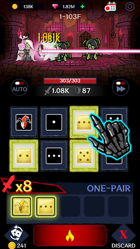 Dark Tap Dice