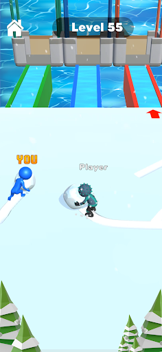 Snow Race 3D: Ice Bridge Run