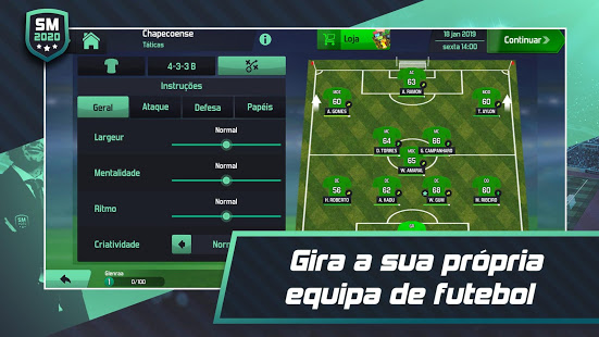 Soccer Manager 2020 - Jogo de Gestão de Futebol para PC