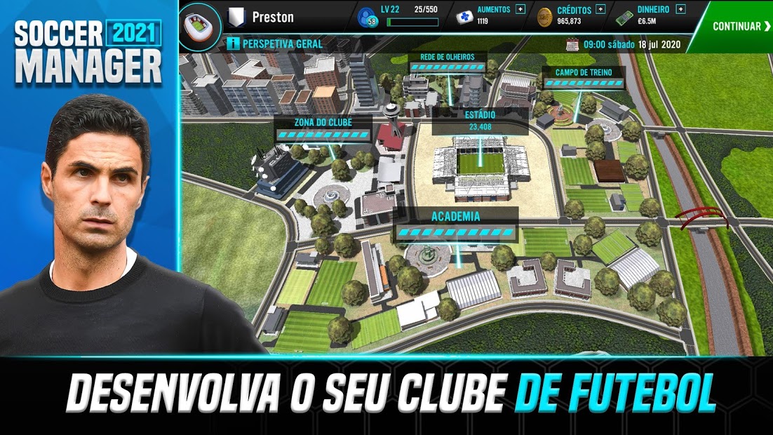 Soccer Manager 2021 - Jogos de Futebol Online para PC