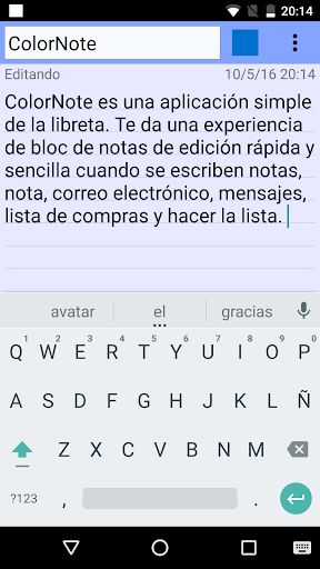 ColorNote Bloc de notas Notas