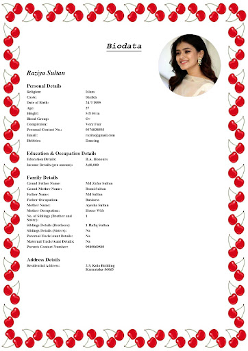 Muslim Marriage Biodata Maker PC