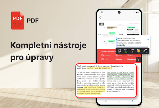 Čtečka dokumentů: PDF, Word PC