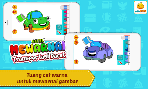 Mewarnai Mobil Kartun
