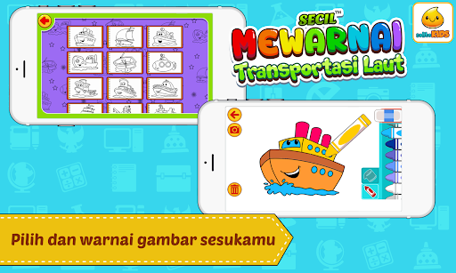 Mewarnai Kapal