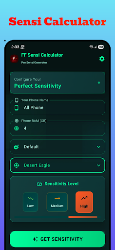 FF Sensi Calculator পিসি