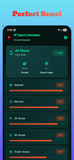 FF Sensi Calculator পিসি
