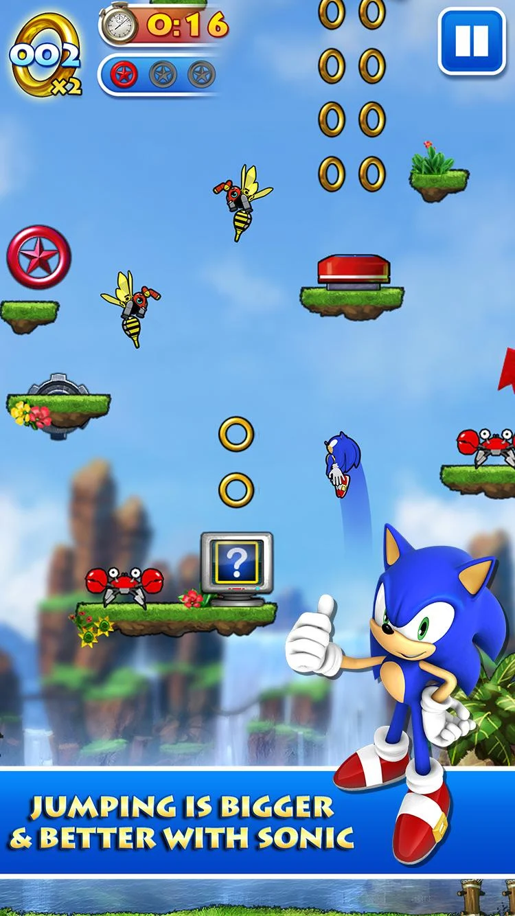 Sonic Jump Pro الحاسوب