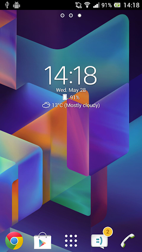 Digital Clock Widget Xperia PC