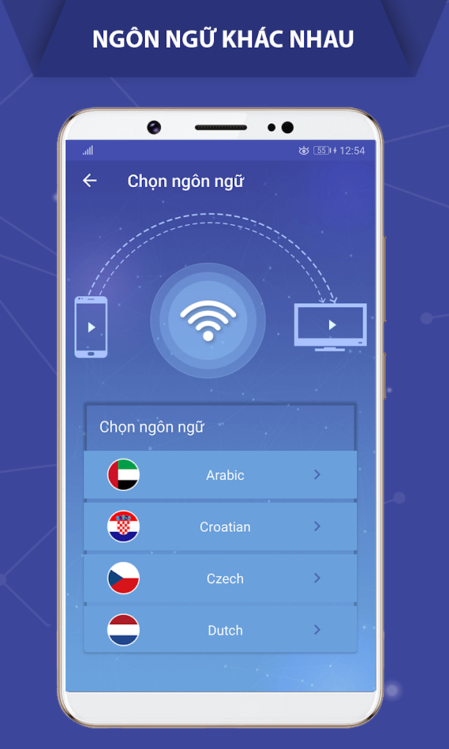kết nối điện thoại với tivi - Castto PC