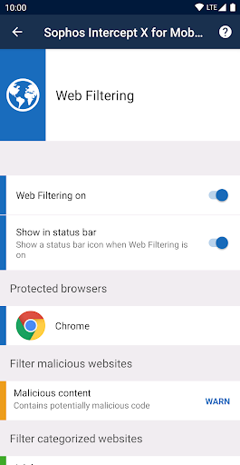 Sophos Intercept X for Mobile PC