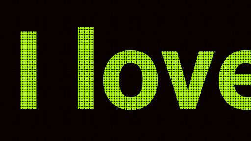 komputer LED စာသား Scroller