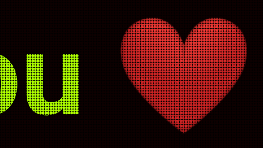 komputer LED စာသား Scroller