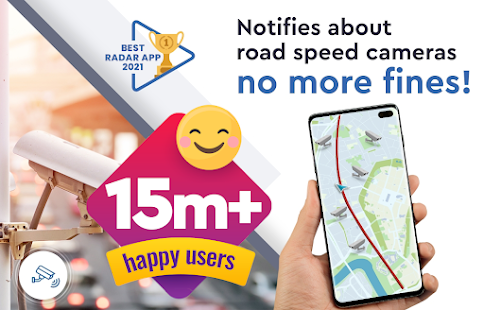 Radar, Map, Navigation, Head-Up Display, Speed Cam