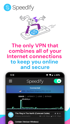 Speedify Fast Bonding VPN