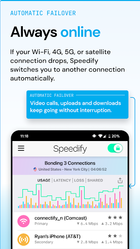 Speedify: Bond Satellite + 5G PC