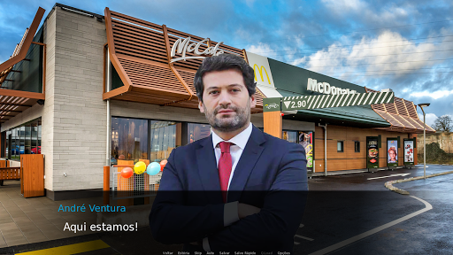 André Ventura Dating Simulator para PC