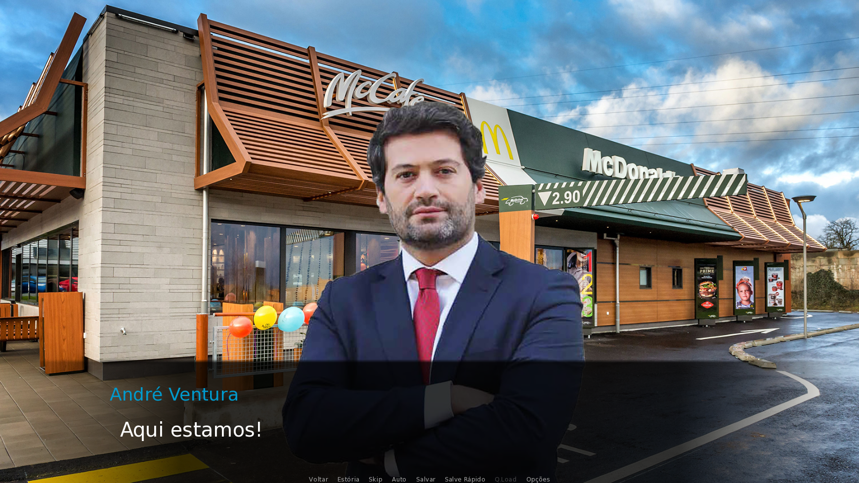 André Ventura Dating Simulator para PC