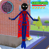 Grand Stickman Super Hero Crime City