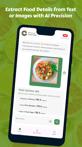 CaloriMate: AI Calorie Tracker پی سی