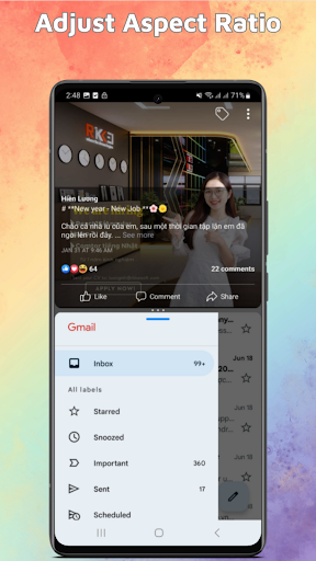 komputer Split Screen & Dual Window