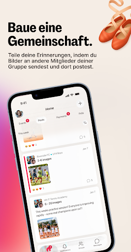 Spond; Mannschaftsorganisation