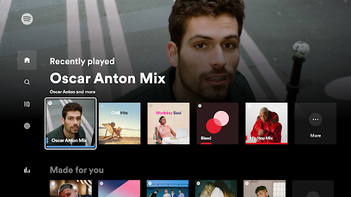 Spotify Music pour Android TV PC