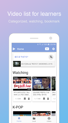 LingoTube  dual caption player PC