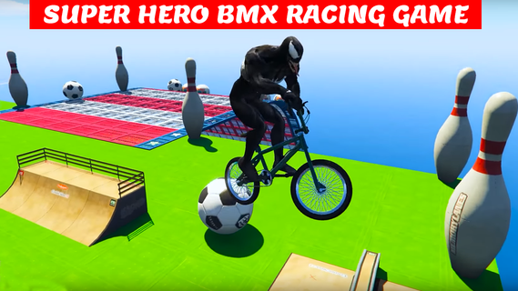 Superheroes Bmx Racing Game PC