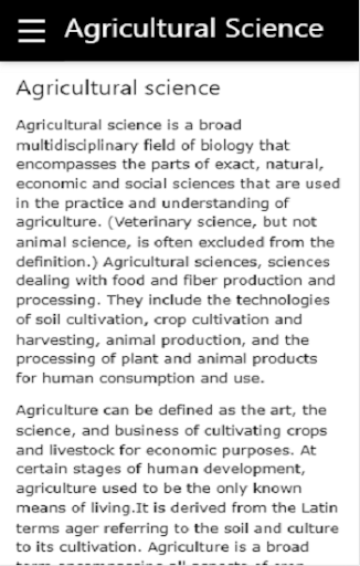 Agricultural science PC版