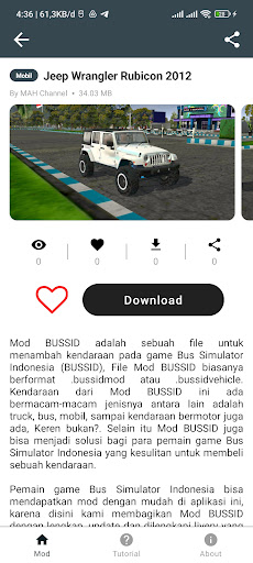 Modified Thar Mod Bussid PC