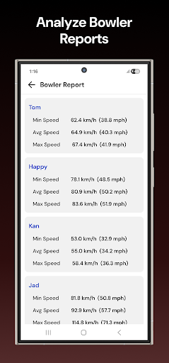Cricket Bowling Speed Analyzer পিসি