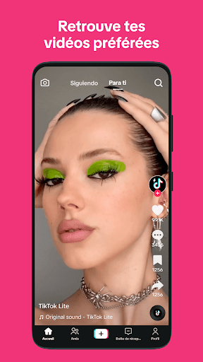 TikTok Lite:explore & soutiens PC