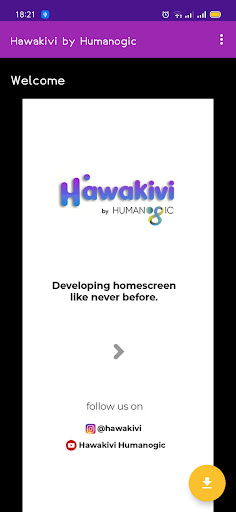 Hawakivi Humanogic Homescreen پی سی