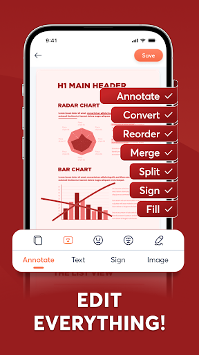 PDF Editor: Viewer & Scanner پی سی