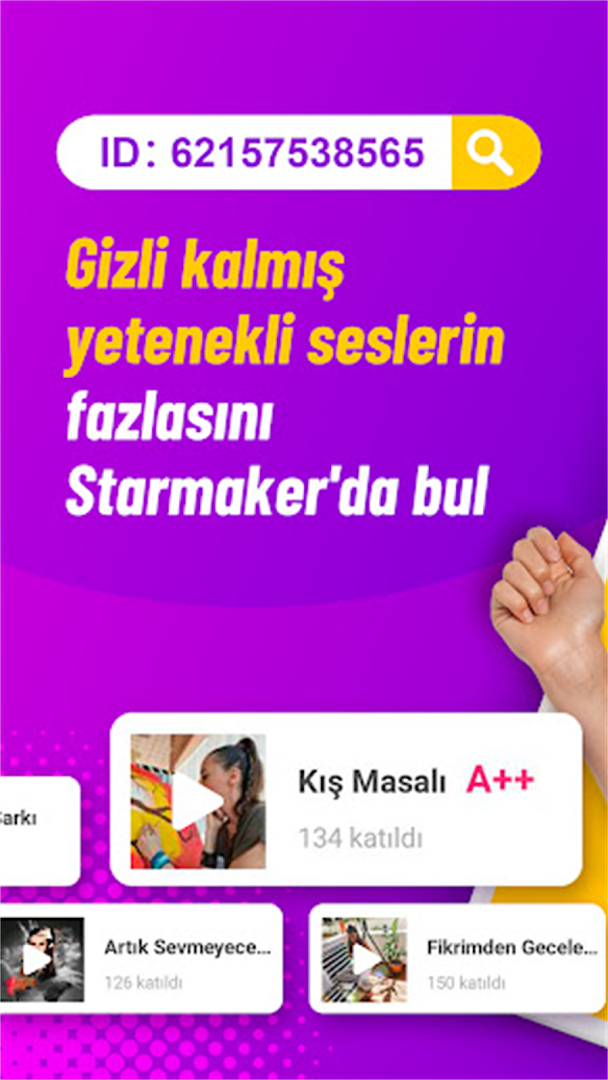 StarMaker:Ücretsiz Karaoke şarkı,Müzik video kaydı PC