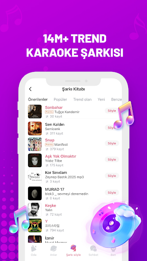 StarMaker:Ücretsiz Karaoke şarkı,Müzik video kaydı