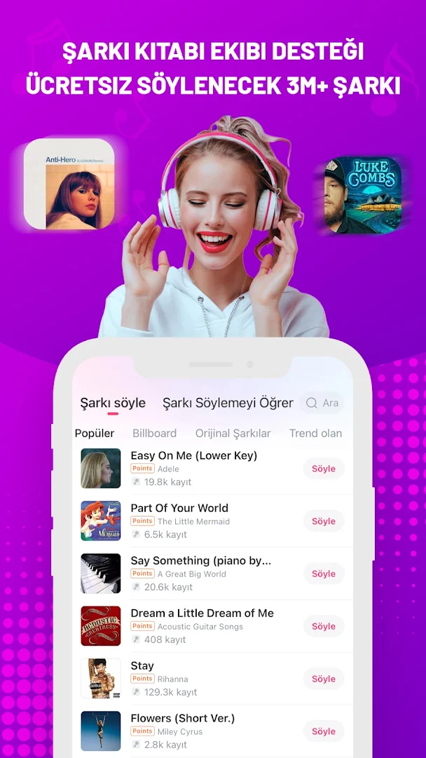 StarMaker:Ücretsiz Karaoke şarkı,Müzik video kaydı PC
