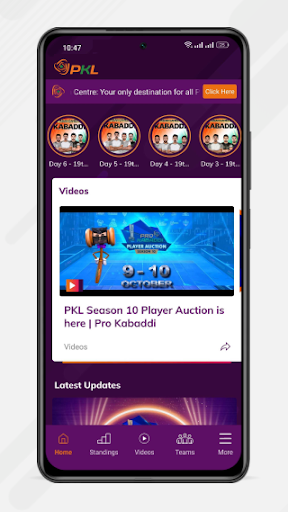 Pro Kabaddi Official App PC