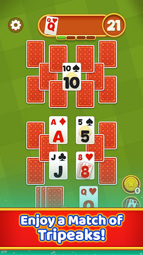Bingo TriPeaks Solitaire
