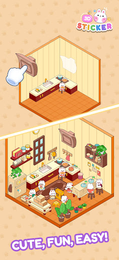 komputer Room Decor - 3D Sticker