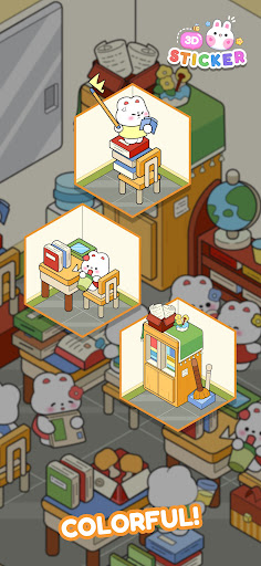 komputer Room Decor - 3D Sticker