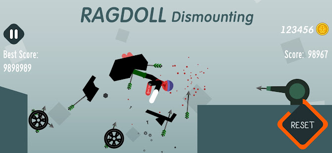 STICKMAN DISMOUNTING v 2.2 MOD APK DOWNLOAD FOR ANDROID HACK & CHEAT 