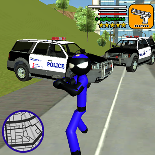 US Police Stickman Hero para PC