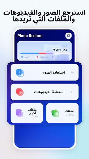 استعادة الصور: فيديو، ملف الحاسوب